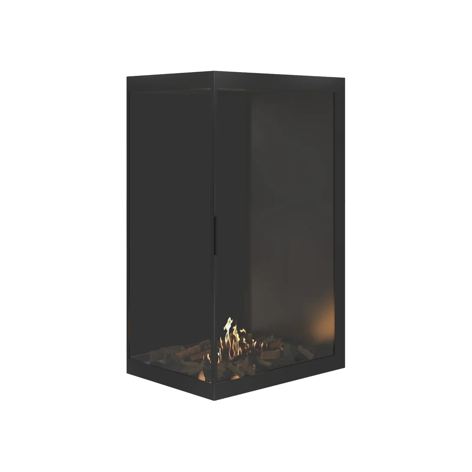 Image of Base Vertical Corner Left Full Glass 80 x 120 cm
