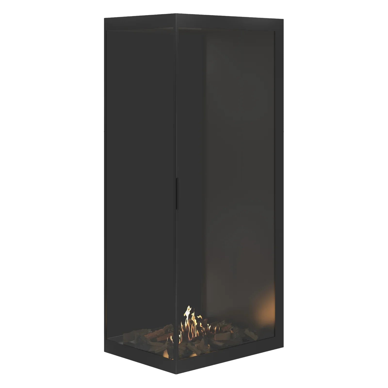 Image of Base Vertical Corner Left Full Glass 80 x 200 cm