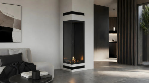 Base Vertical Corner Left  Full Glass 60 x 180 cm