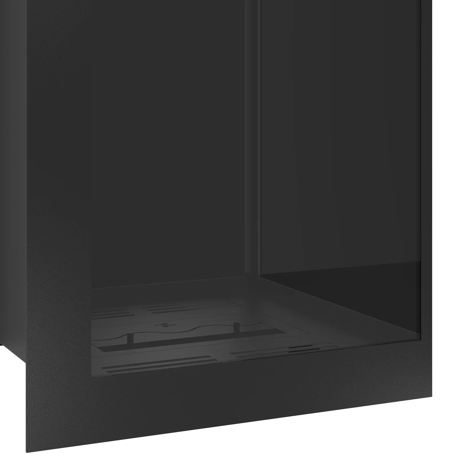 Image of Base Vertical Corner Right Full Glass 60 x 160 cm