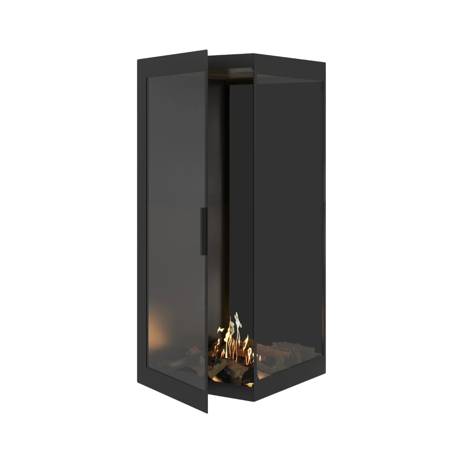 Base Vertical Corner Right Full Glass 70 x 140 cm
