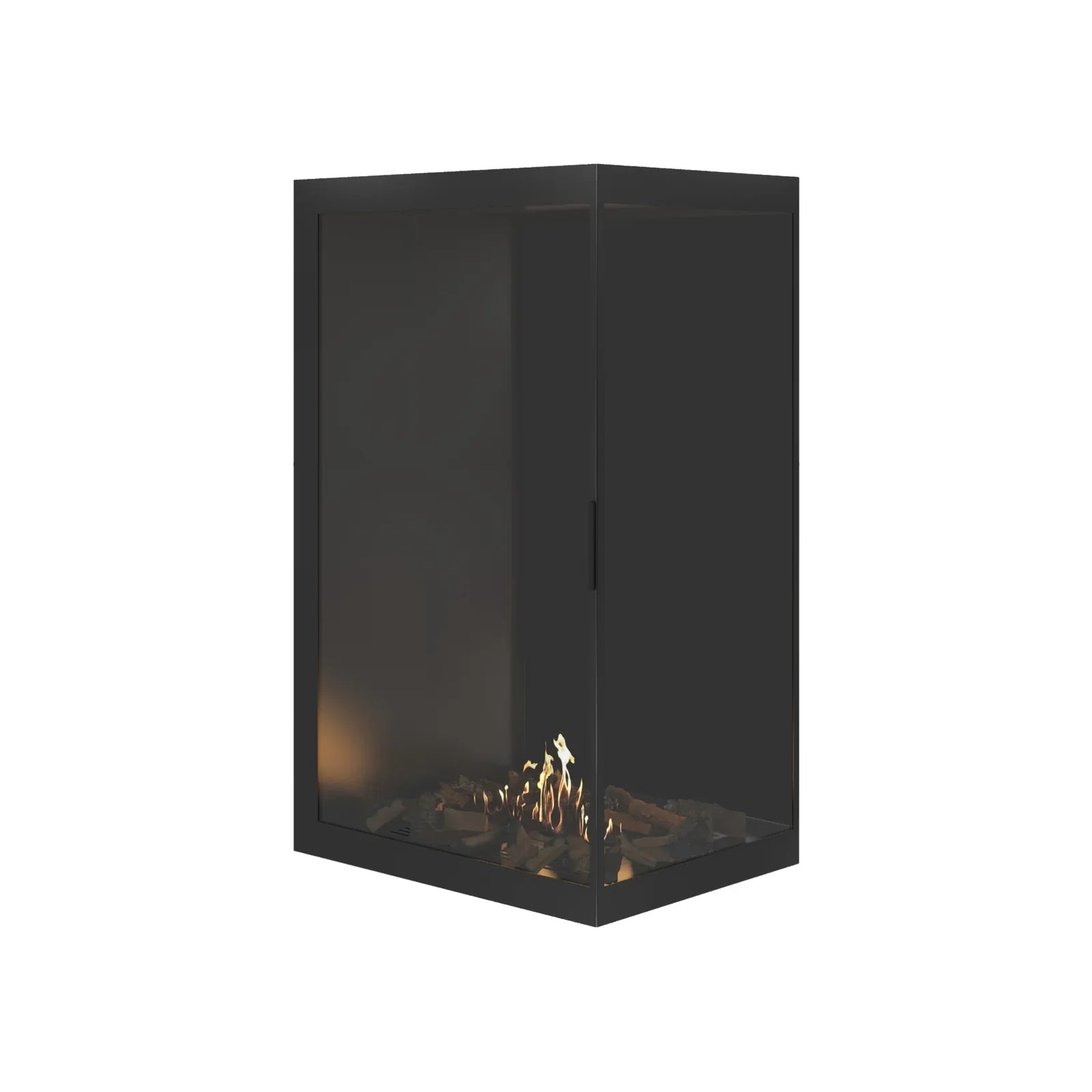 Image of Base Vertical Corner Right Full Glass 80 x 120 cm