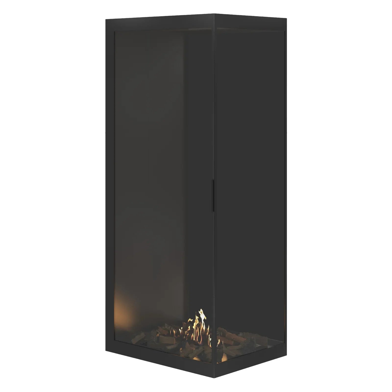 Image of Base Vertical Corner Right Full Glass 80 x 200 cm