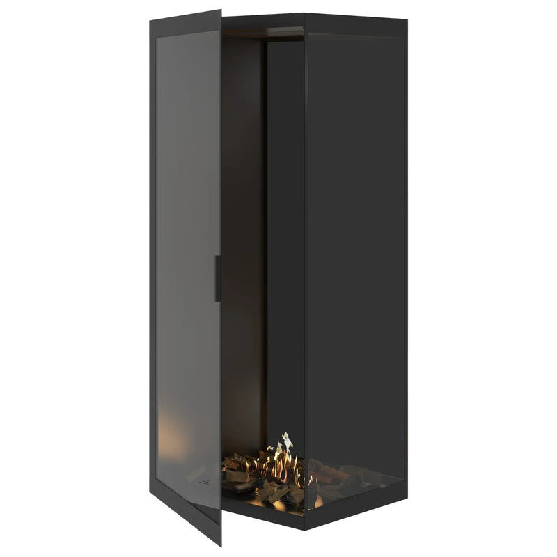 Base Vertical Corner Right Full Glass 80 x 200 cm