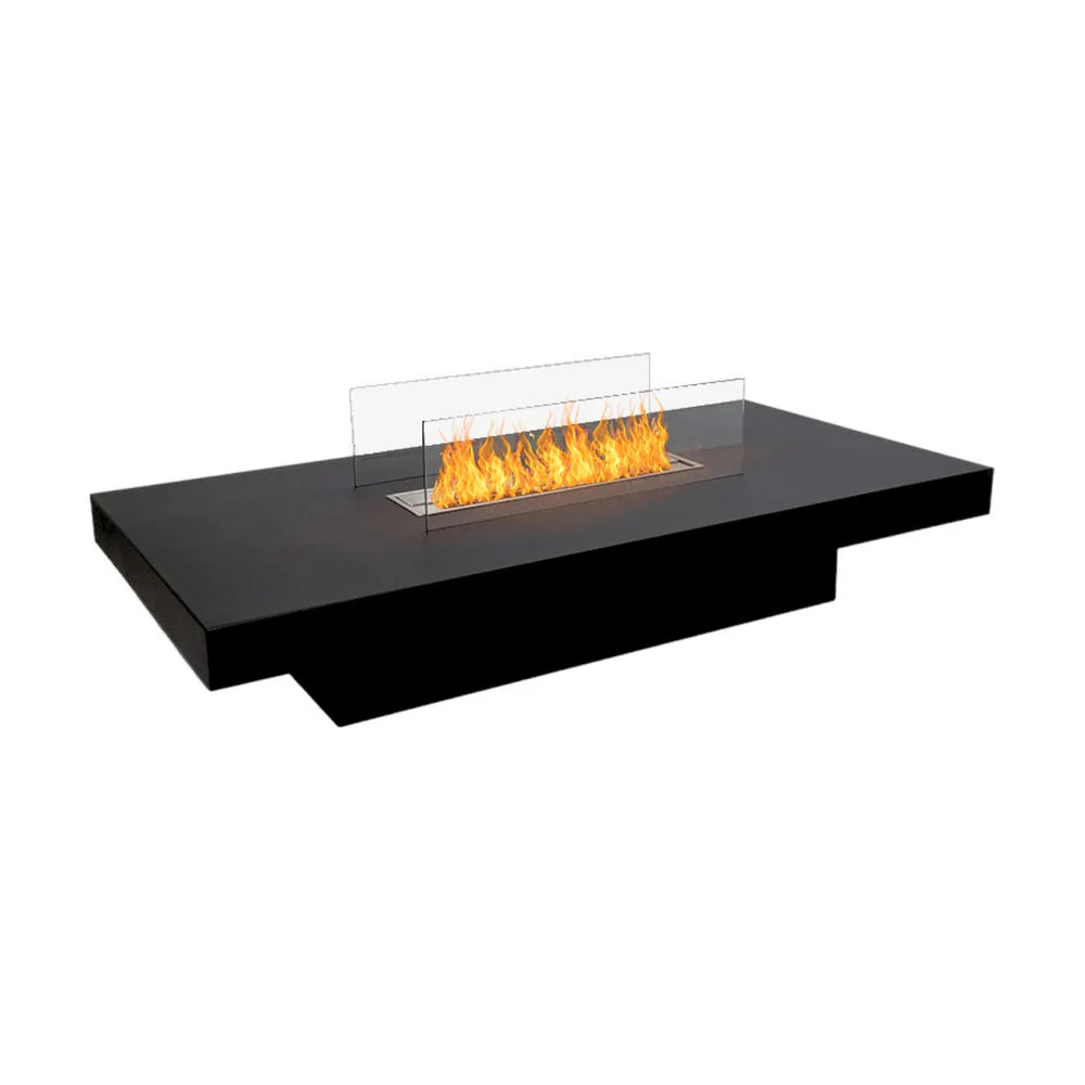 Basse Bio Ethanol Coffee Table Fireplace L130 cm