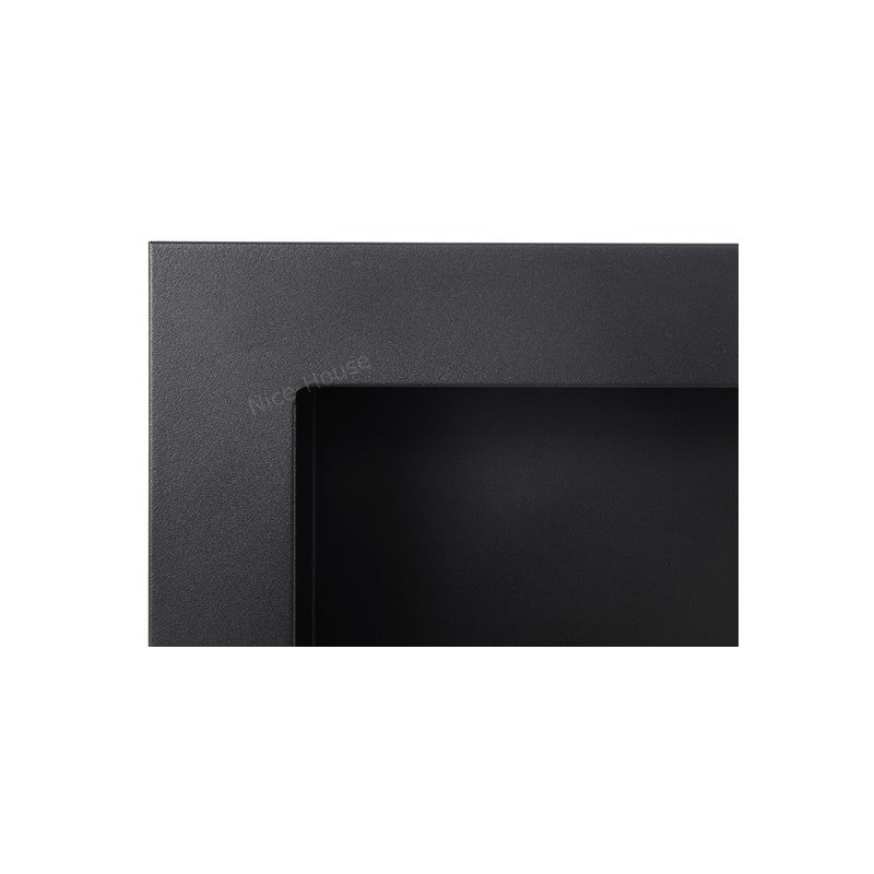 Bio Ethanol Built-In - Wall Fireplace Black 120 cm