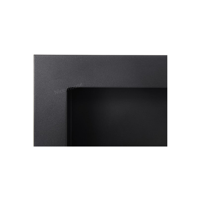 Bio Ethanol Built-In - Wall Fireplace Black 65 cm