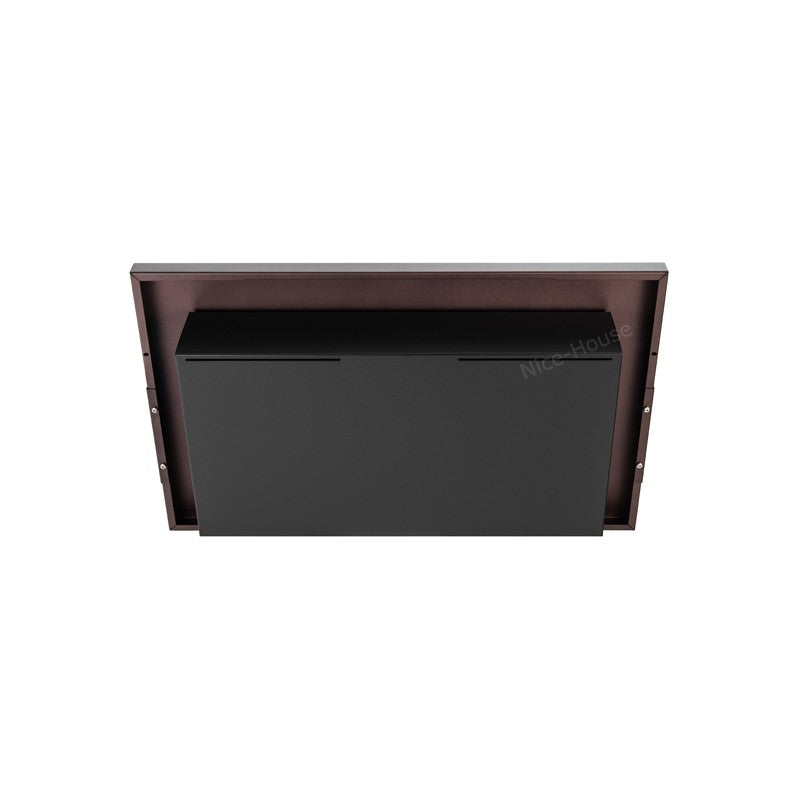 Bio Ethanol Built-In - Wall Fireplace Brown 65 cm