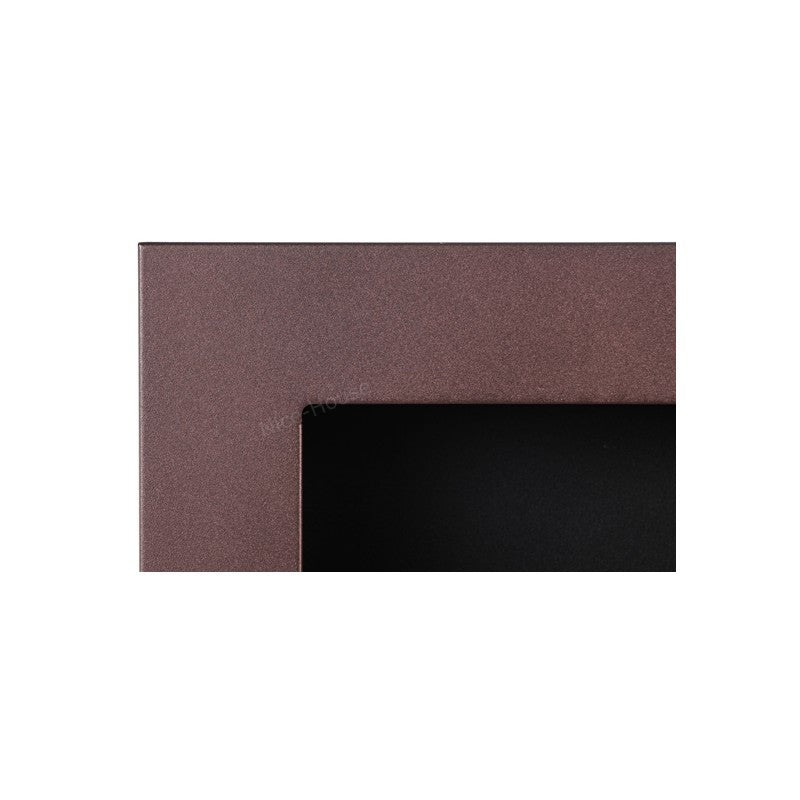 Bio Ethanol Built-In - Wall Fireplace Brown 90 cm