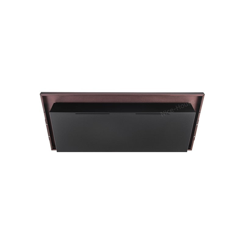 Bio Ethanol Built-In - Wall Fireplace Brown 90 cm