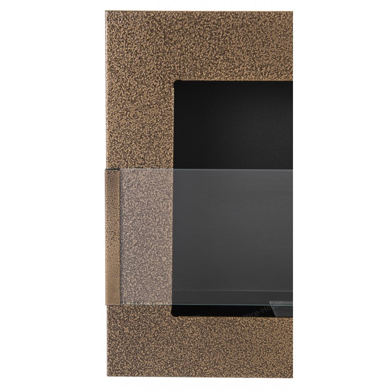 Bio Ethanol Built-In - Wall Fireplace Gold 90 cm