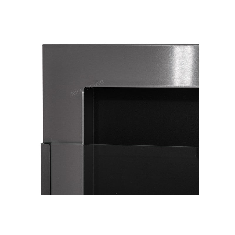 Bio Ethanol Built-In - Wall Fireplace Inox 65 cm