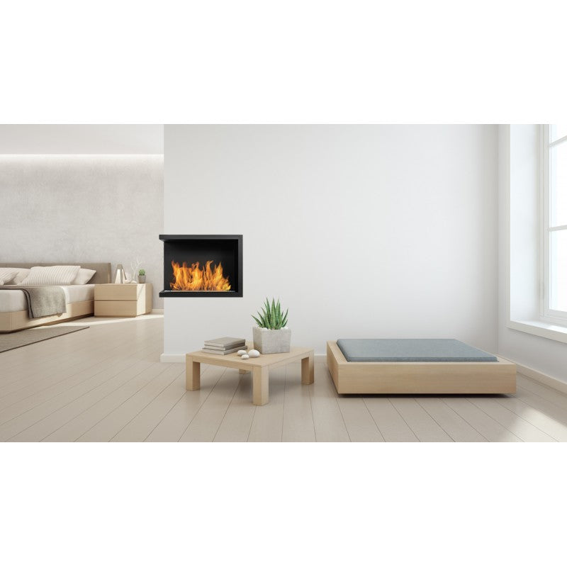 Bio Ethanol Corner L Bild In Fireplace 60 cm