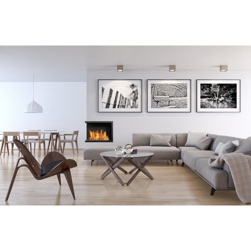 Bio Ethanol Corner L Bild In Fireplace 60 cm