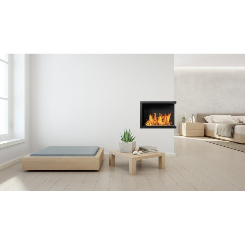 Bio Ethanol Corner R Bild In Fireplace 60 cm