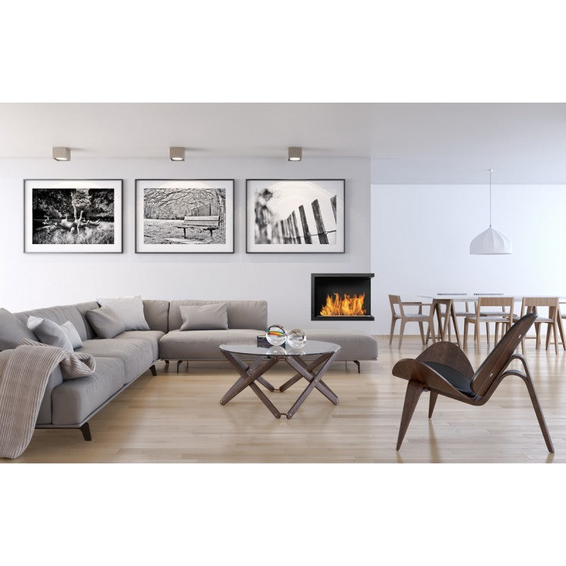 Bio Ethanol Corner R Bild In Fireplace 60 cm