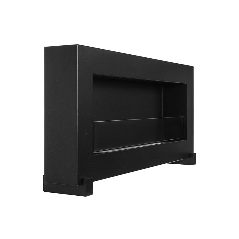 Bio Ethanol Standing - Wall Fireplace Black Box 90 cm