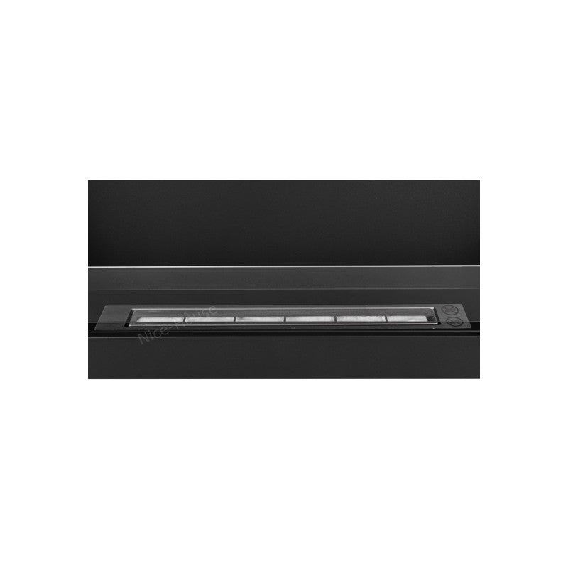 Bio Ethanol Wall Fireplace Black Box 90 cm