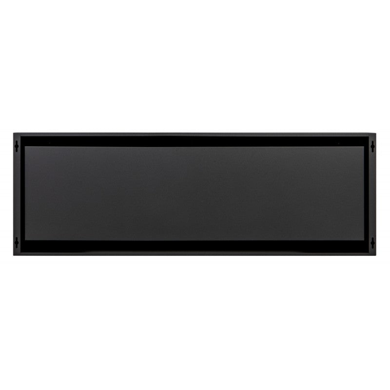 Bio Ethanol Wall Fireplace Black Box 120 cm