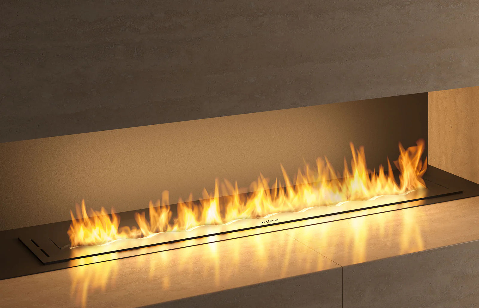 Bio Ethanol Wave Burner 1200 mm