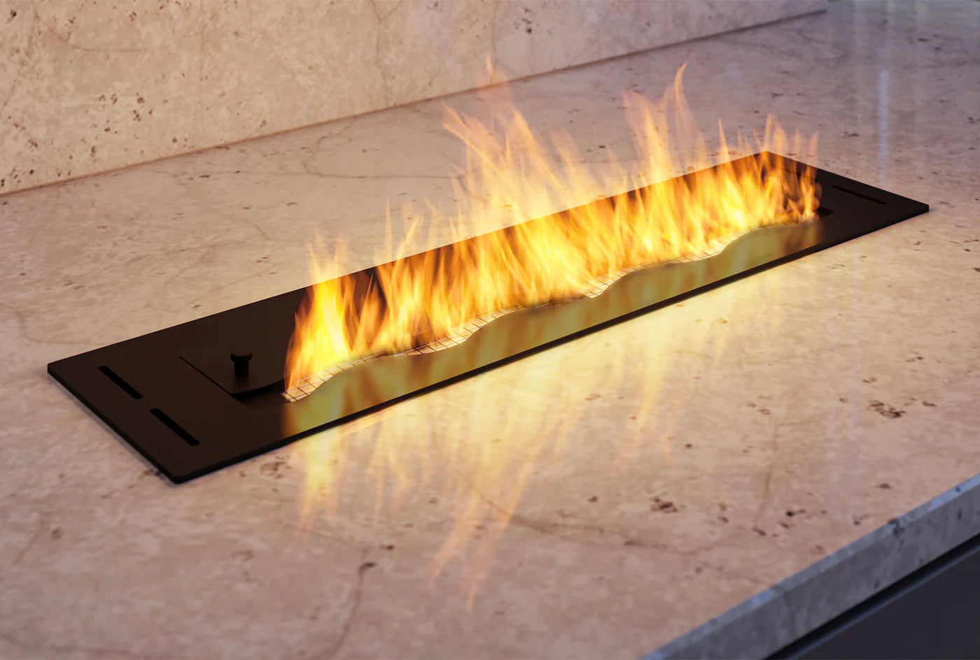 Bio Ethanol Wave Burner 600 mm