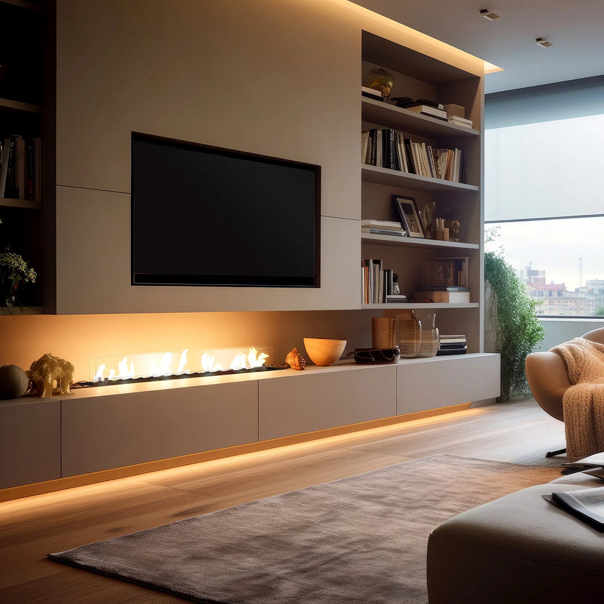 WAVE Bio Ethanol Insert Burner 1500 mm