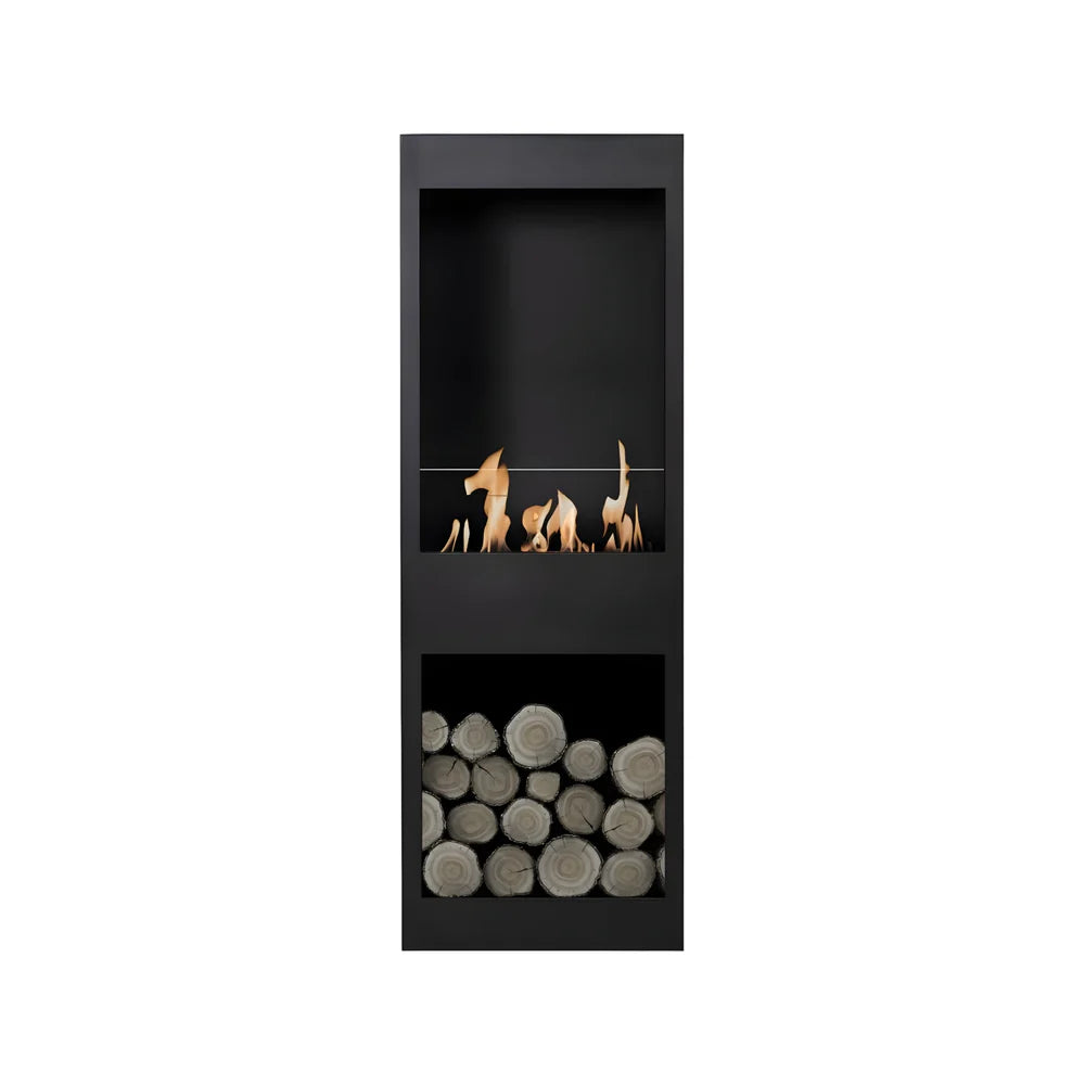 Blink Bio Ethanol Freestanding Fireplace H140 cm