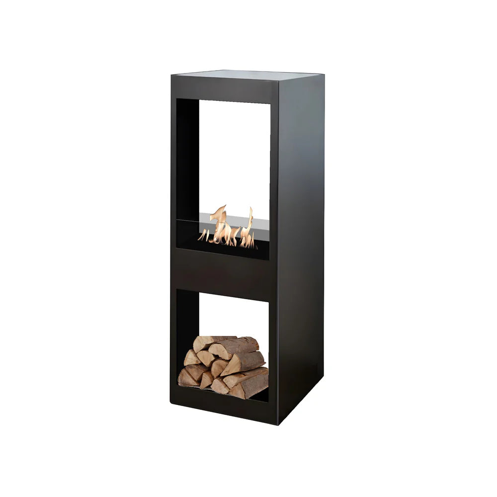 Blink Bio Ethanol Freestanding Fireplace H140 cm