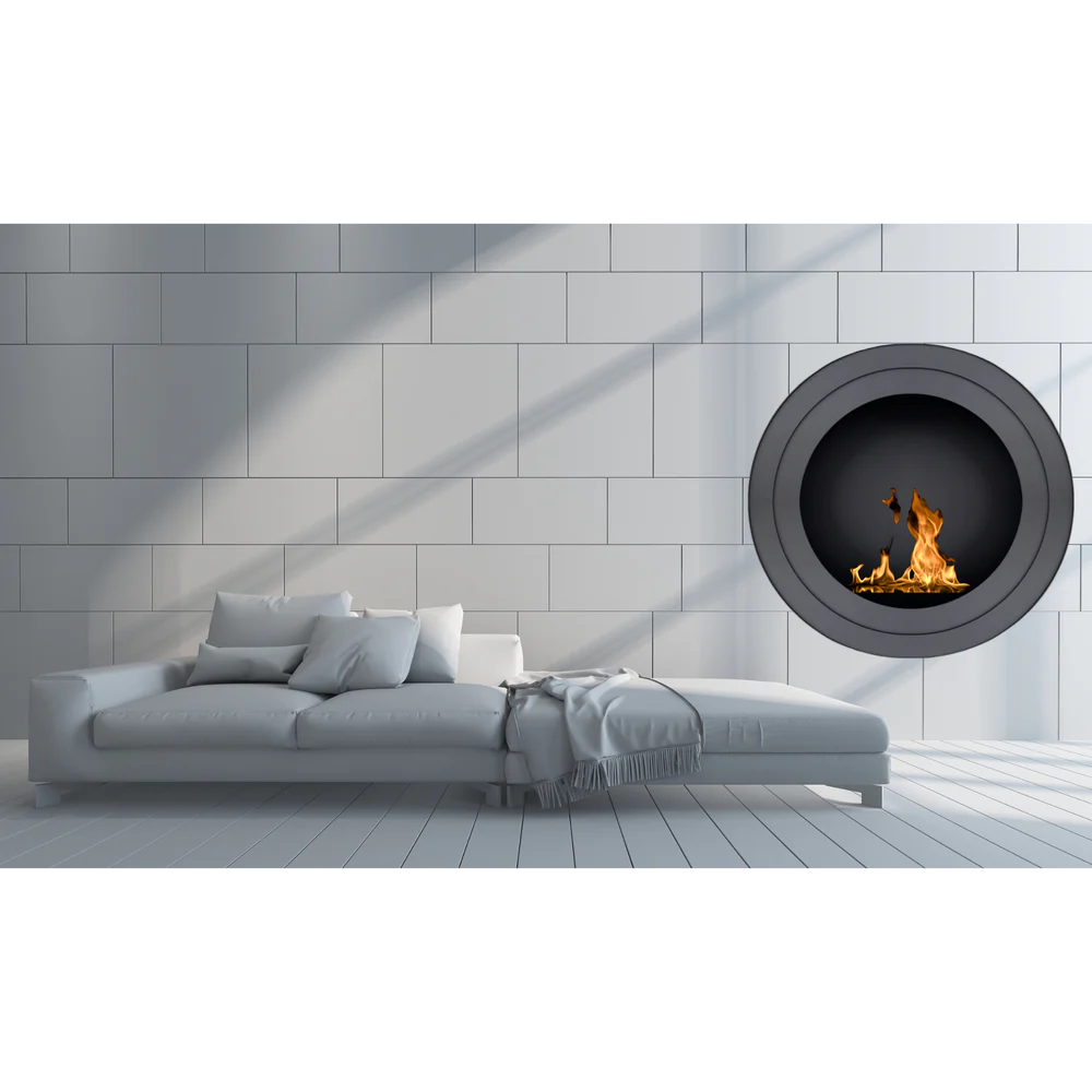 Care Bio Ethanol Wall Fireplace D80 cm