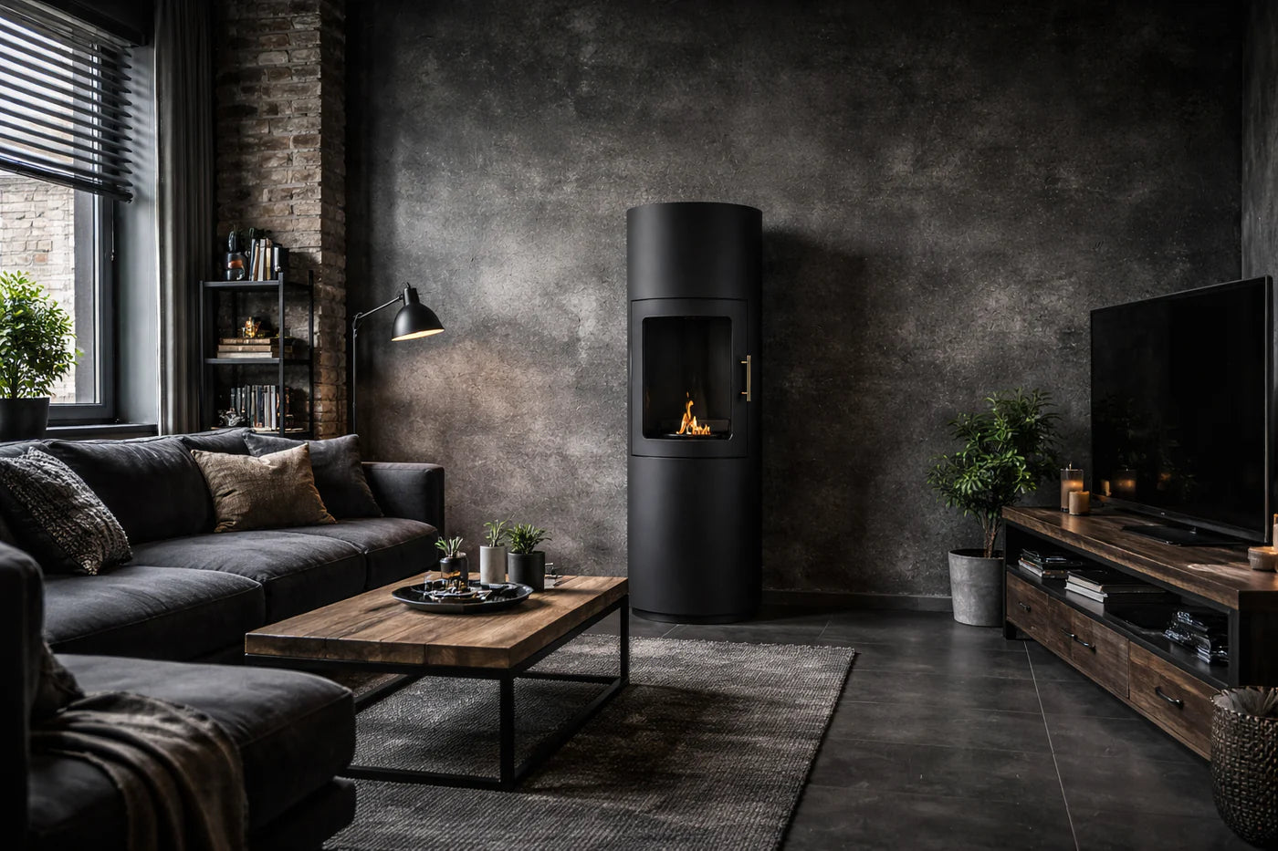 Demira Freestanding Fireplace