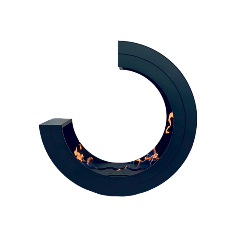 Madelon 3/4 Freestanding Fireplace D80 cm