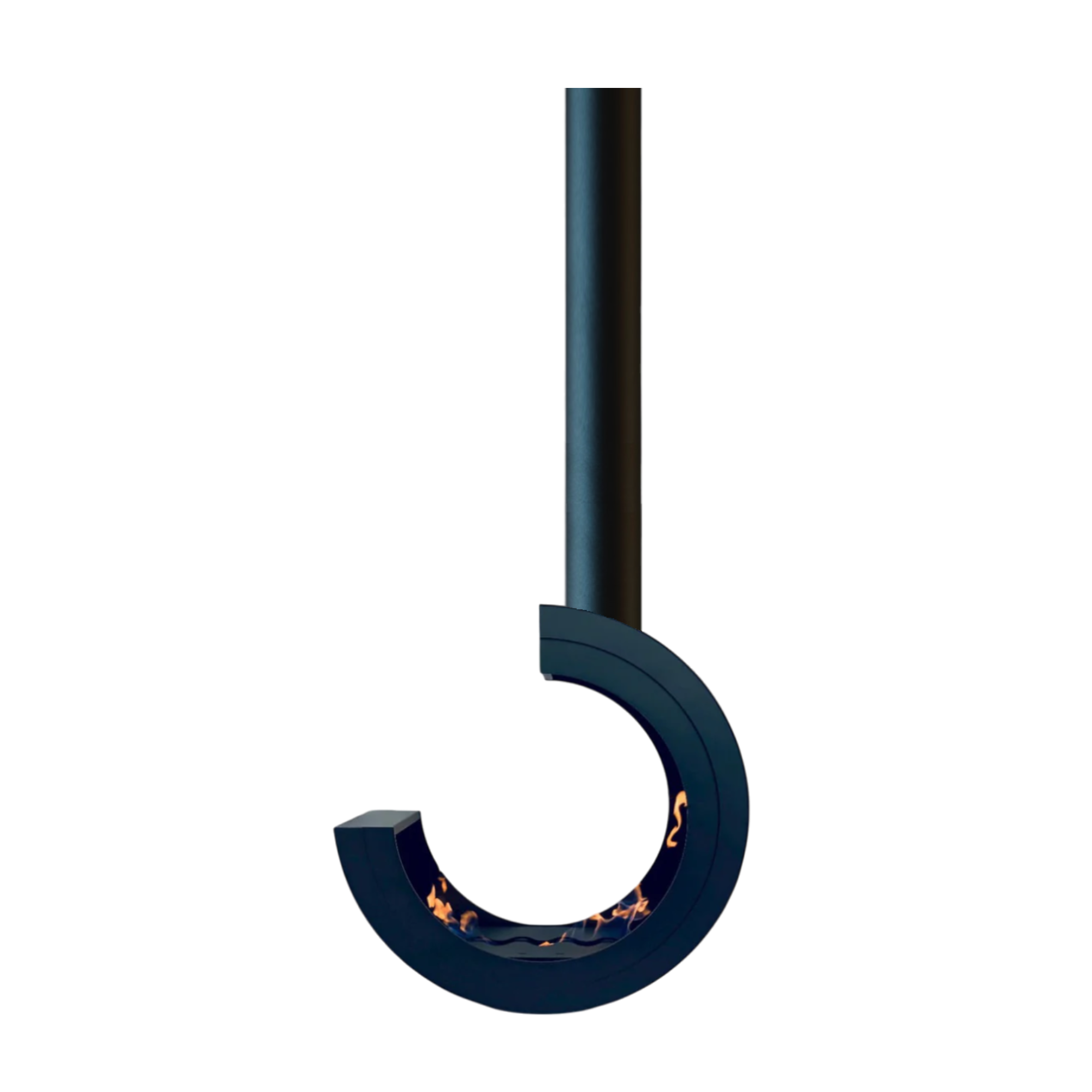 Erto 3/4 Tube Bio Ethanol Ceiling Fireplace D80 CM