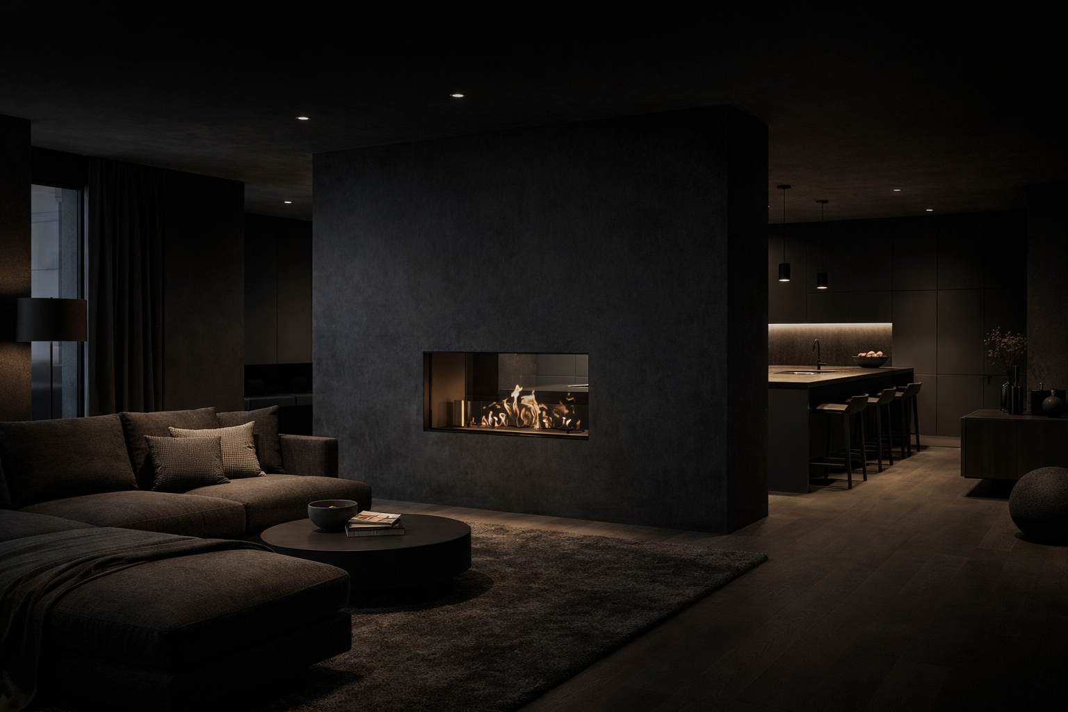 Image of Fame See-Through Bio Ethanol Fireplace 70 cm