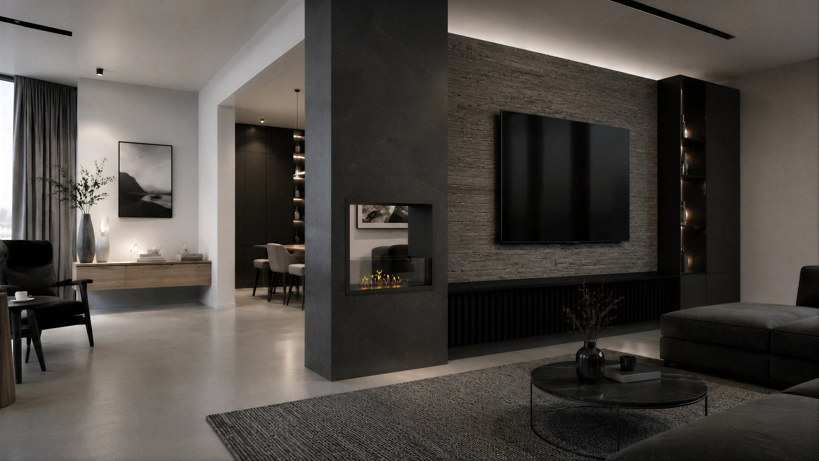 Fame See-Through Bio Ethanol Fireplace 60 cm