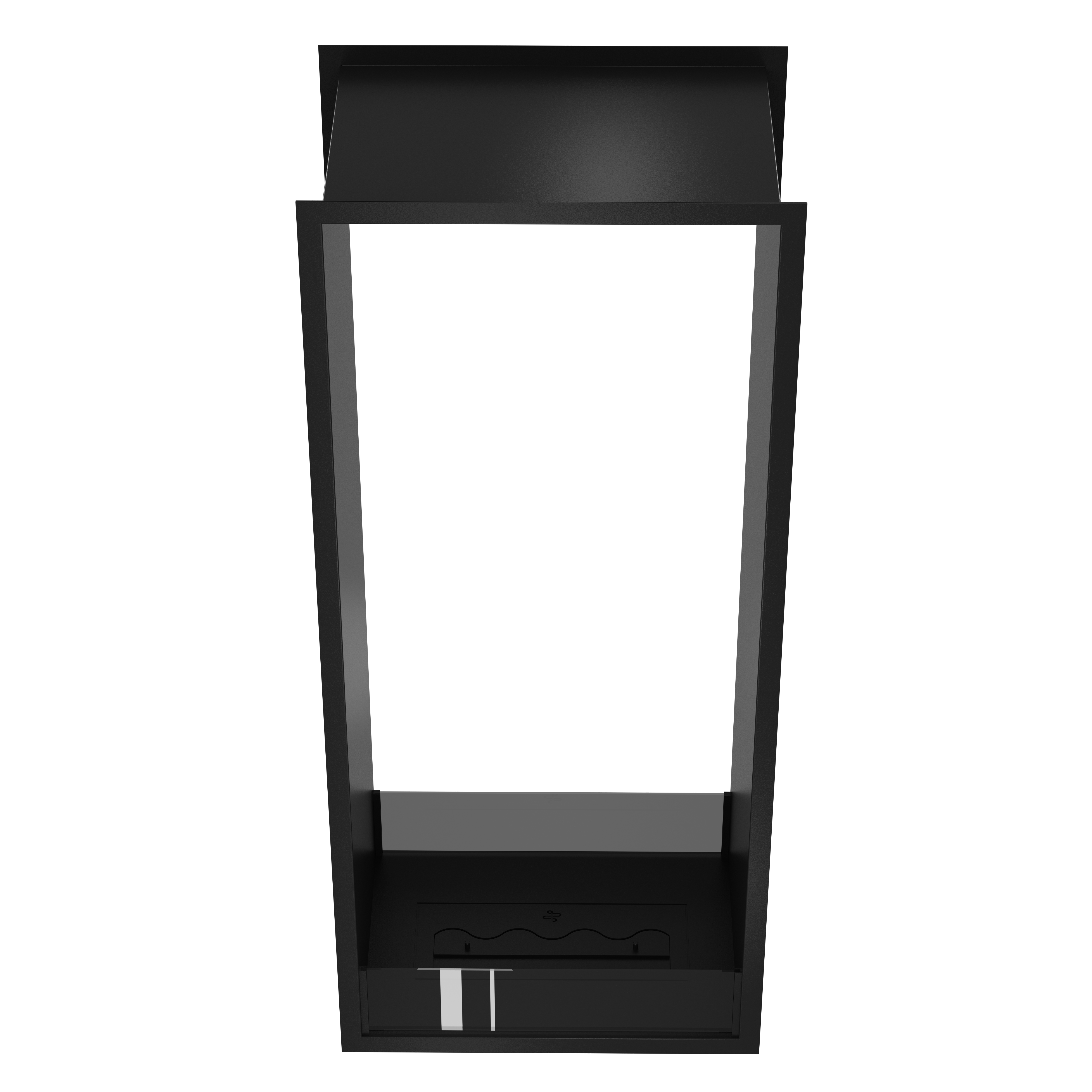 Fame Vertical See-Through Bio Ethanol Fireplace 60 x 120 cm