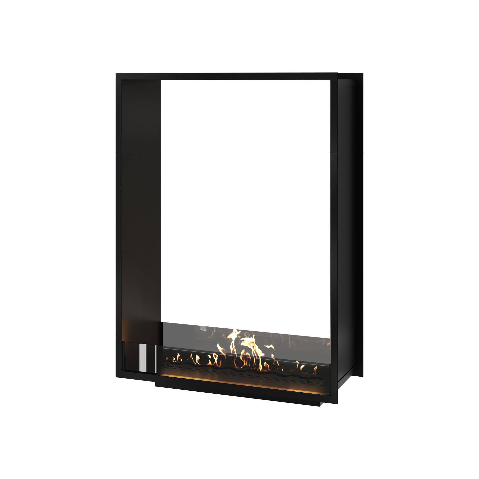 Fame Vertical See-Through Bio Ethanol Fireplace 100 x 100 cm