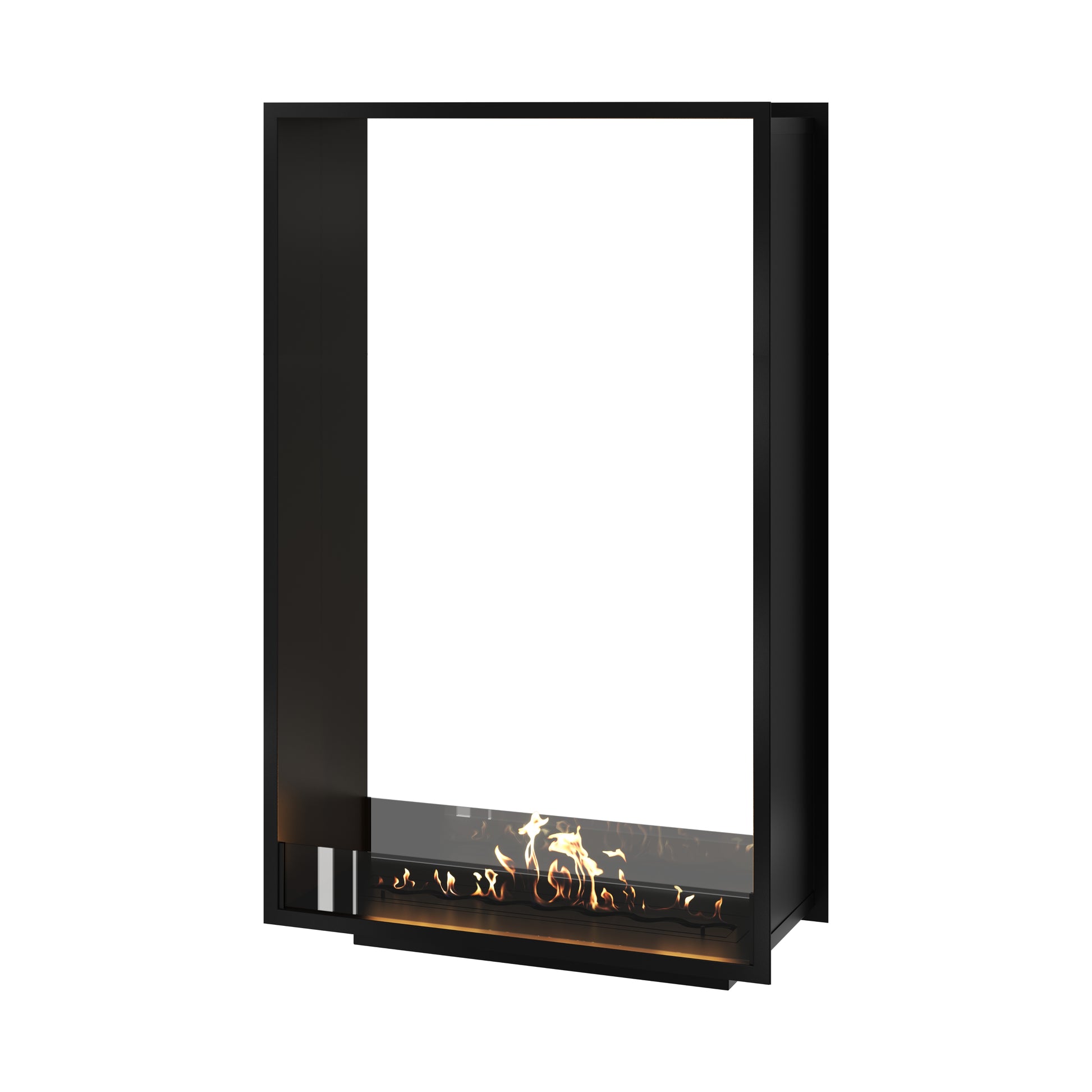 Fame Vertical See-Through Bio Ethanol Fireplace 100 x 140 cm