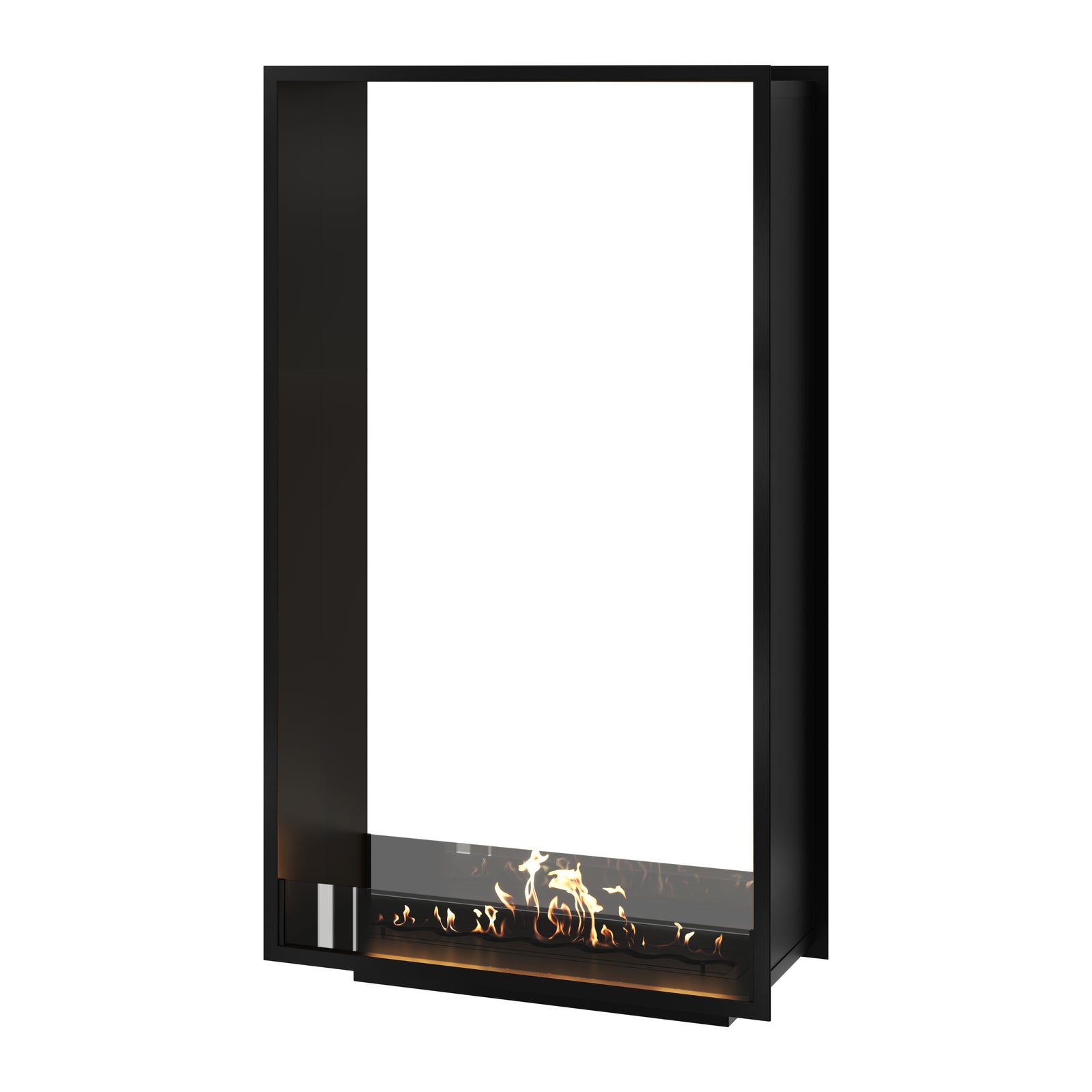 Fame Vertical See-Through Bio Ethanol Fireplace 100 x 180 cm