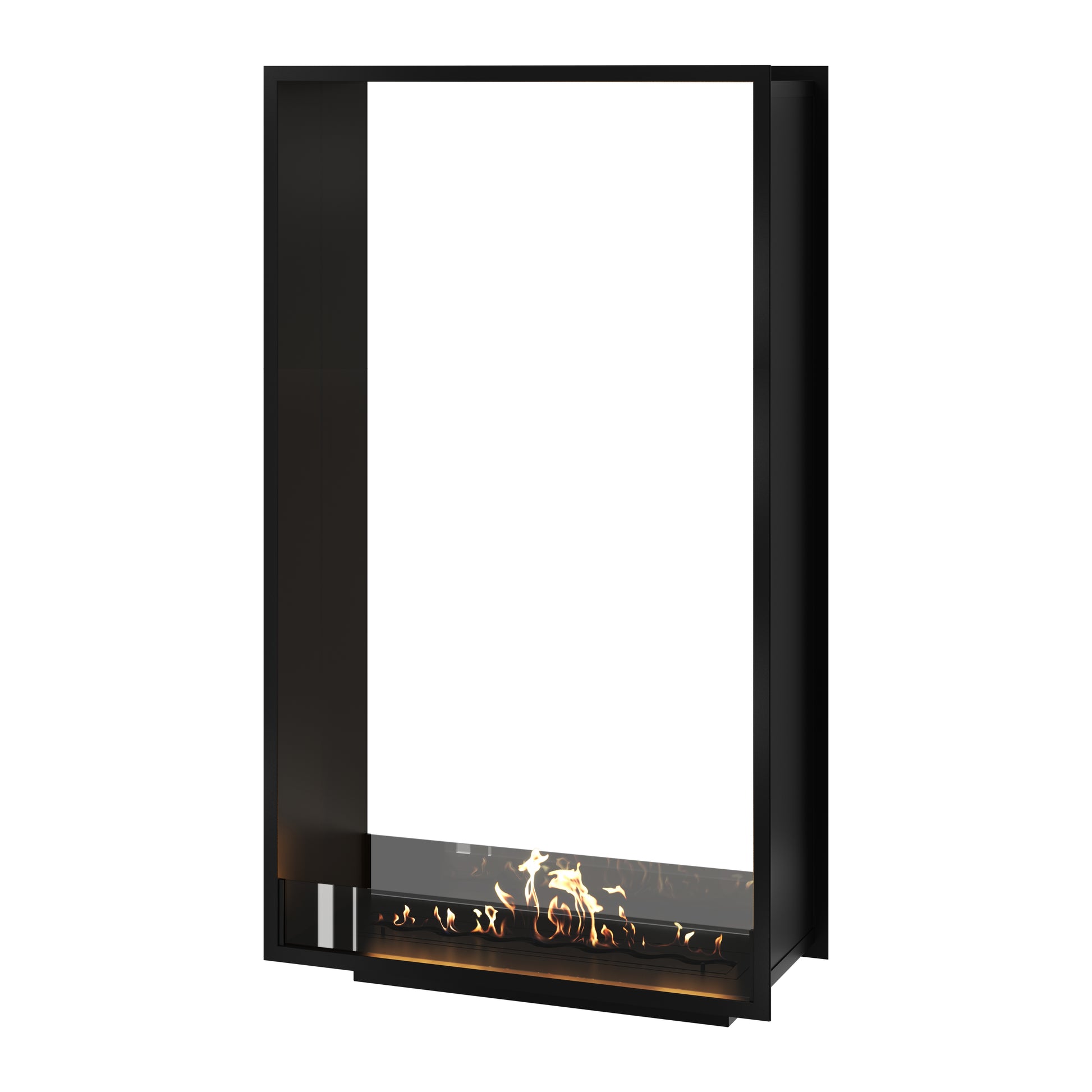 Fame Vertical See-Through Bio Ethanol Fireplace 100 x 180 cm