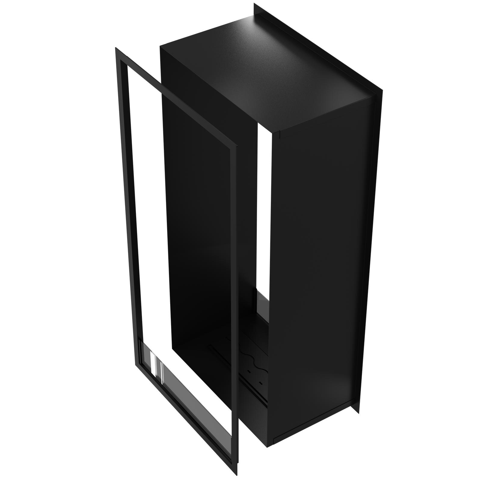 Fame Vertical See-Through Bio Ethanol Fireplace 100 x 120 cm