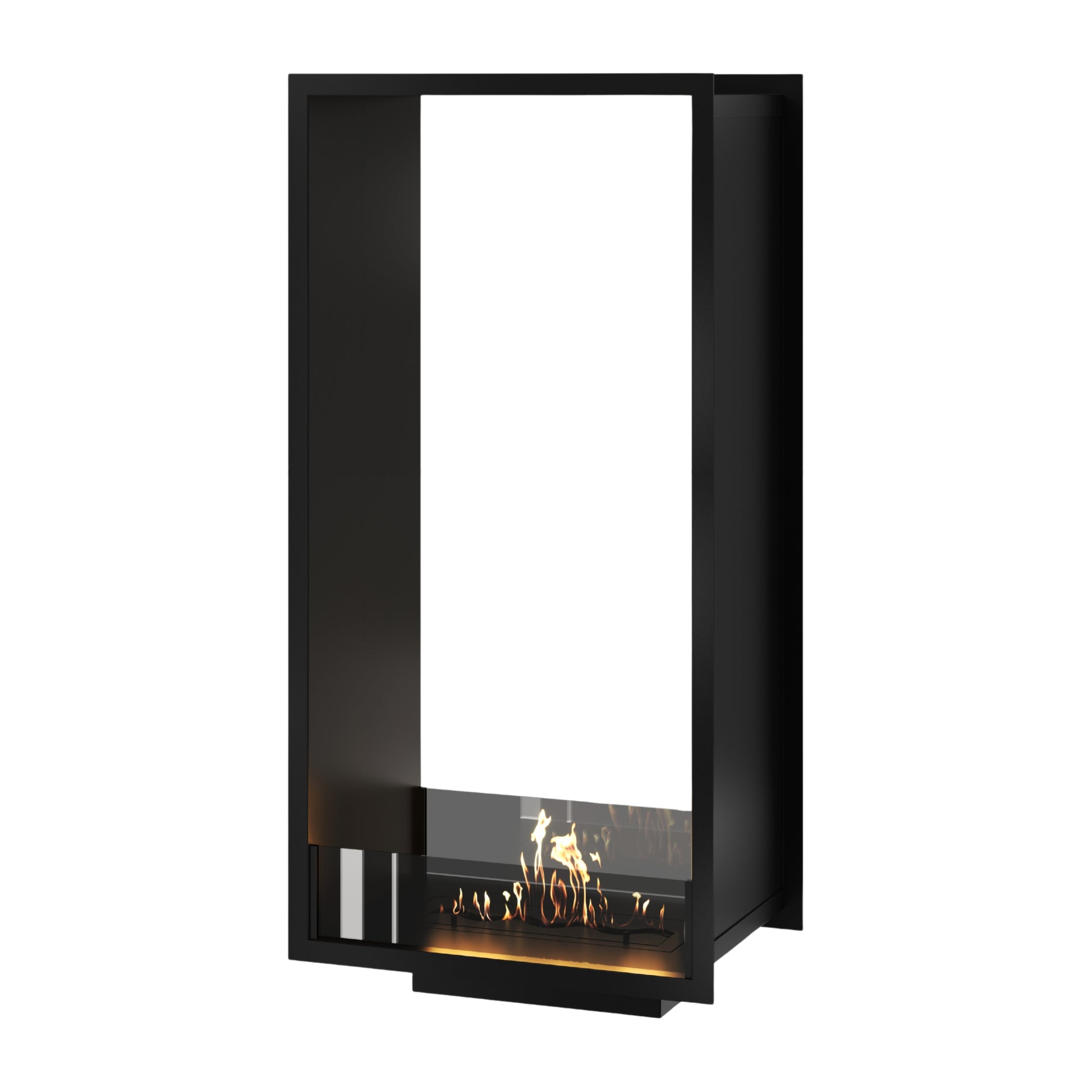 Fame Vertical See-Through Bio Ethanol Fireplace 60 x 180 cm