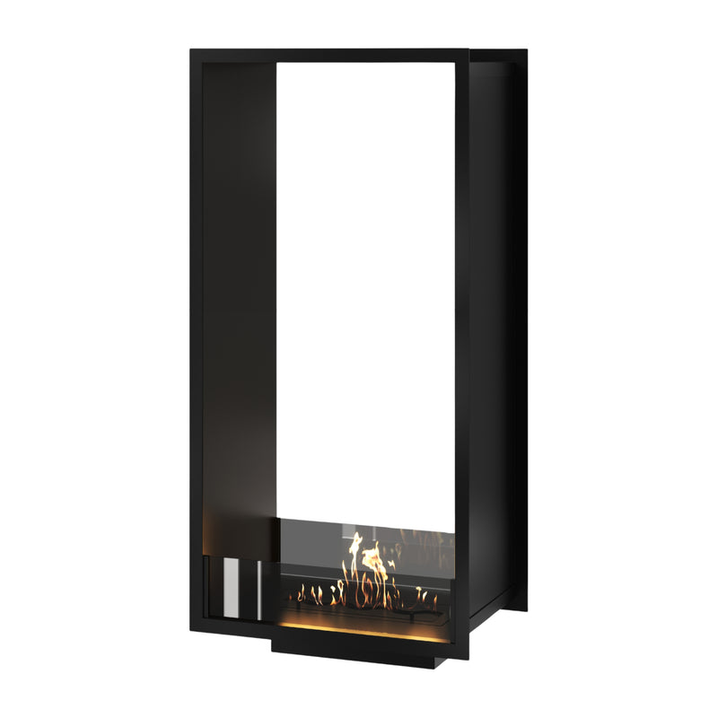 Fame Vertical See-Through Bio Ethanol Fireplace 60 x 180 cm