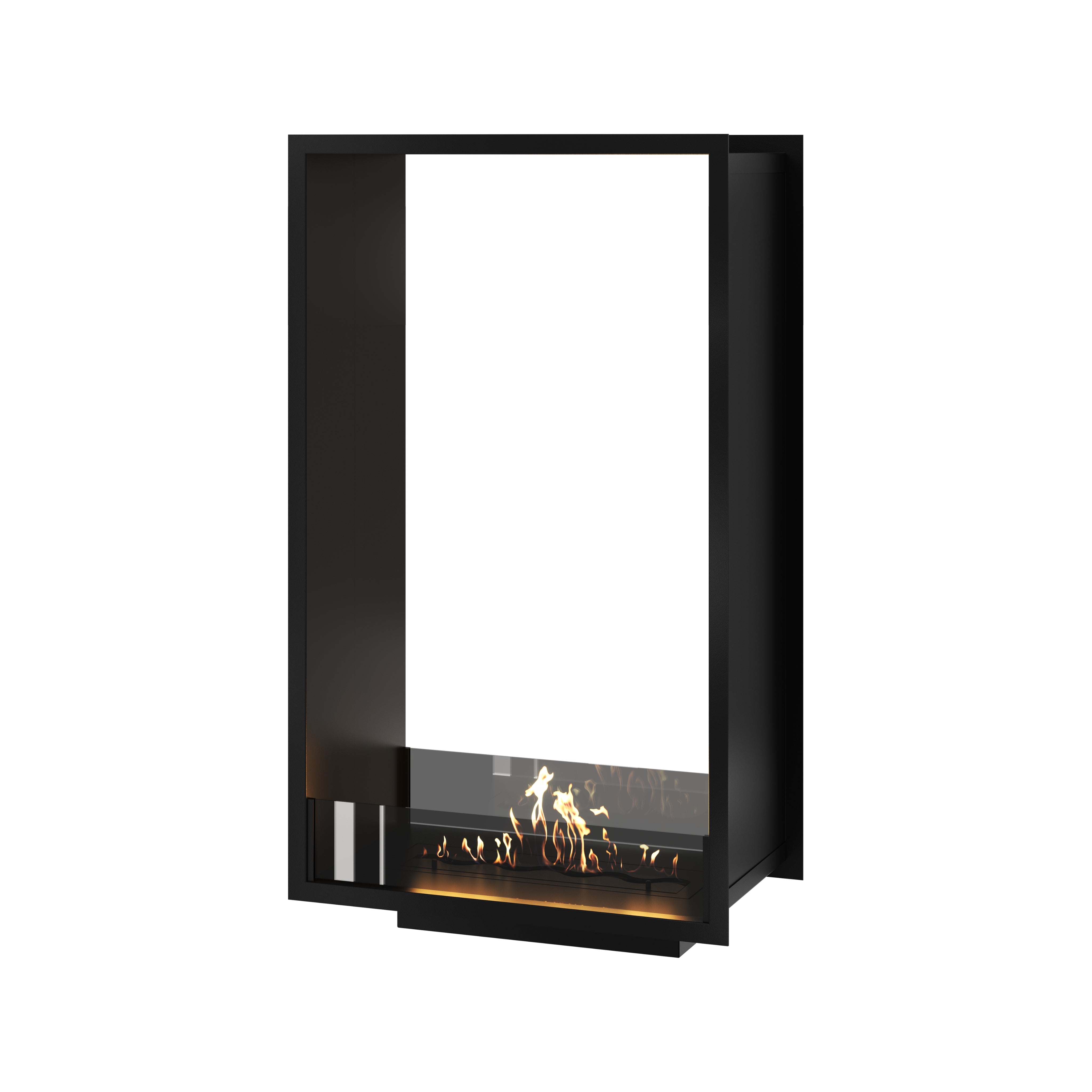 Fame Vertical See-Through Bio Ethanol Fireplace 70 x 120 cm