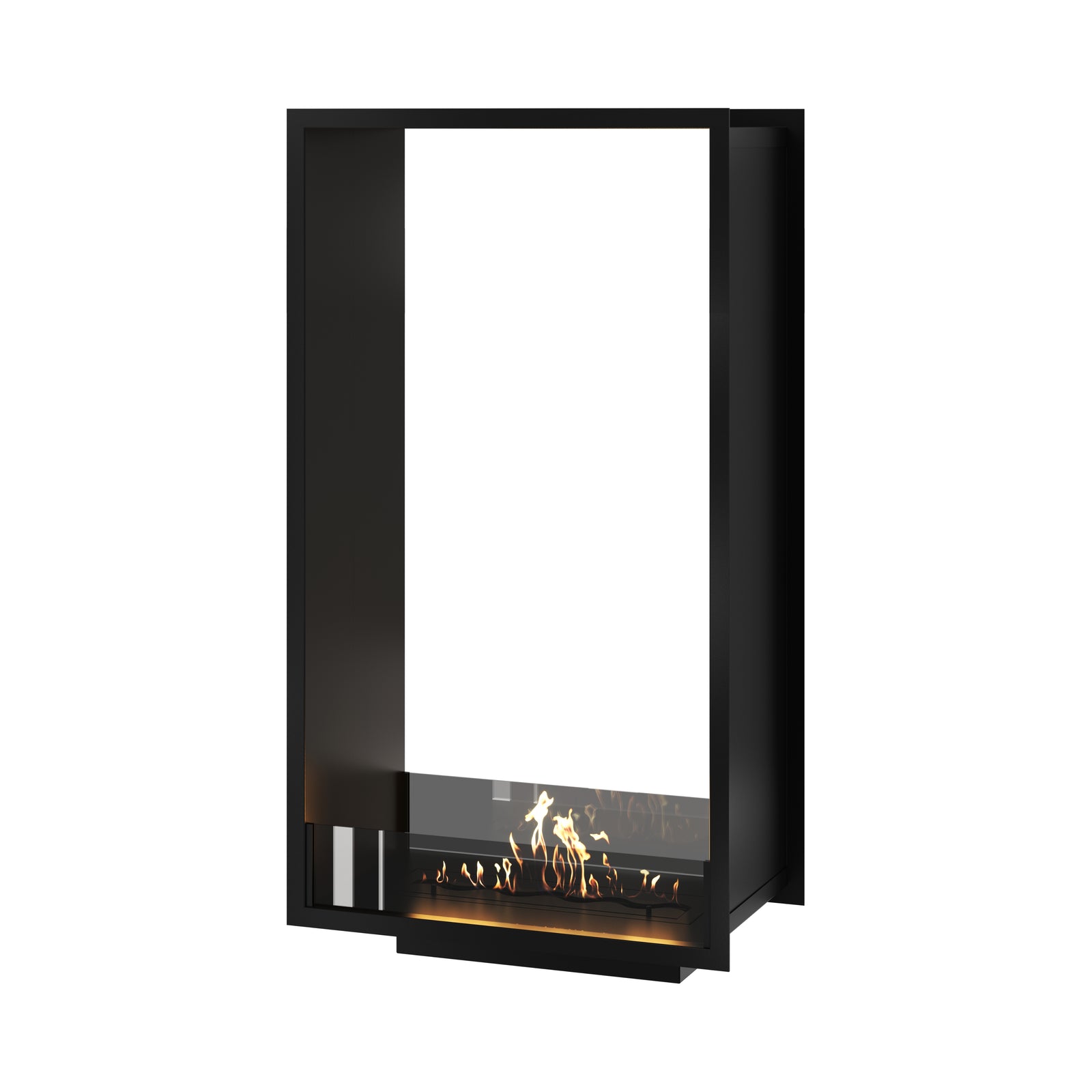 Fame Vertical See-Through Bio Ethanol Fireplace 70 x 140 cm
