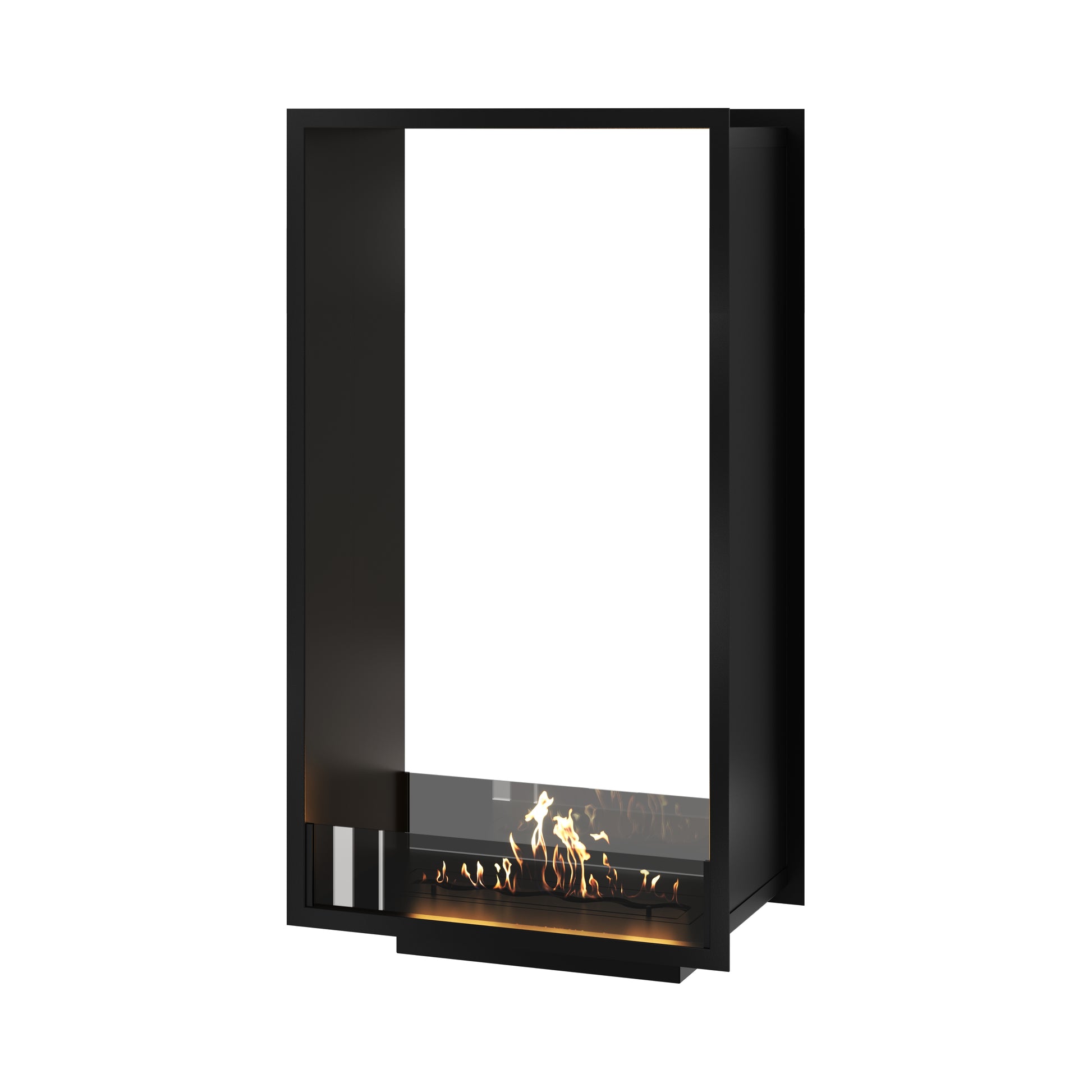 Fame Vertical See-Through Bio Ethanol Fireplace 70 x 140 cm