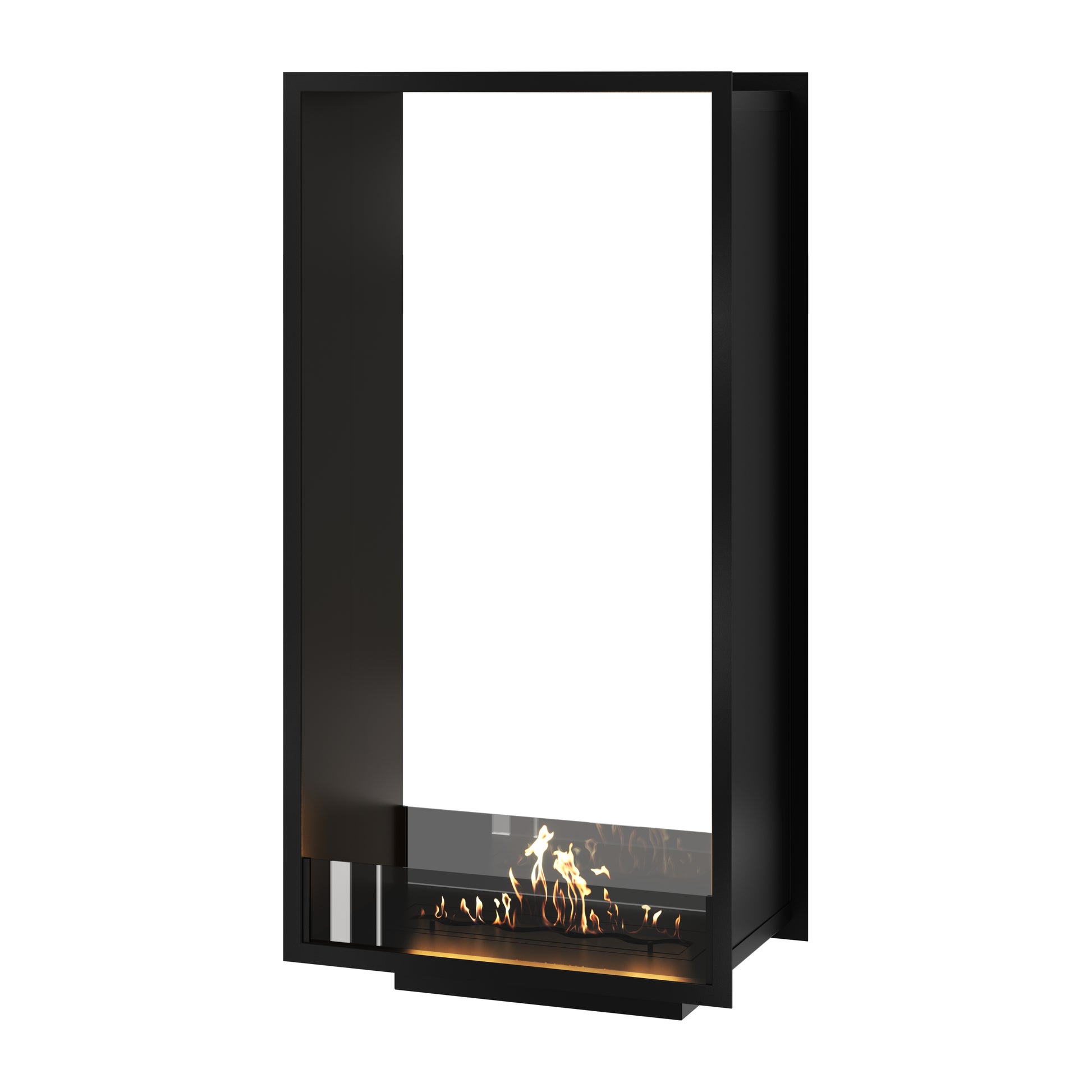 Fame Vertical See-Through Bio Ethanol Fireplace 70 x 180 cm
