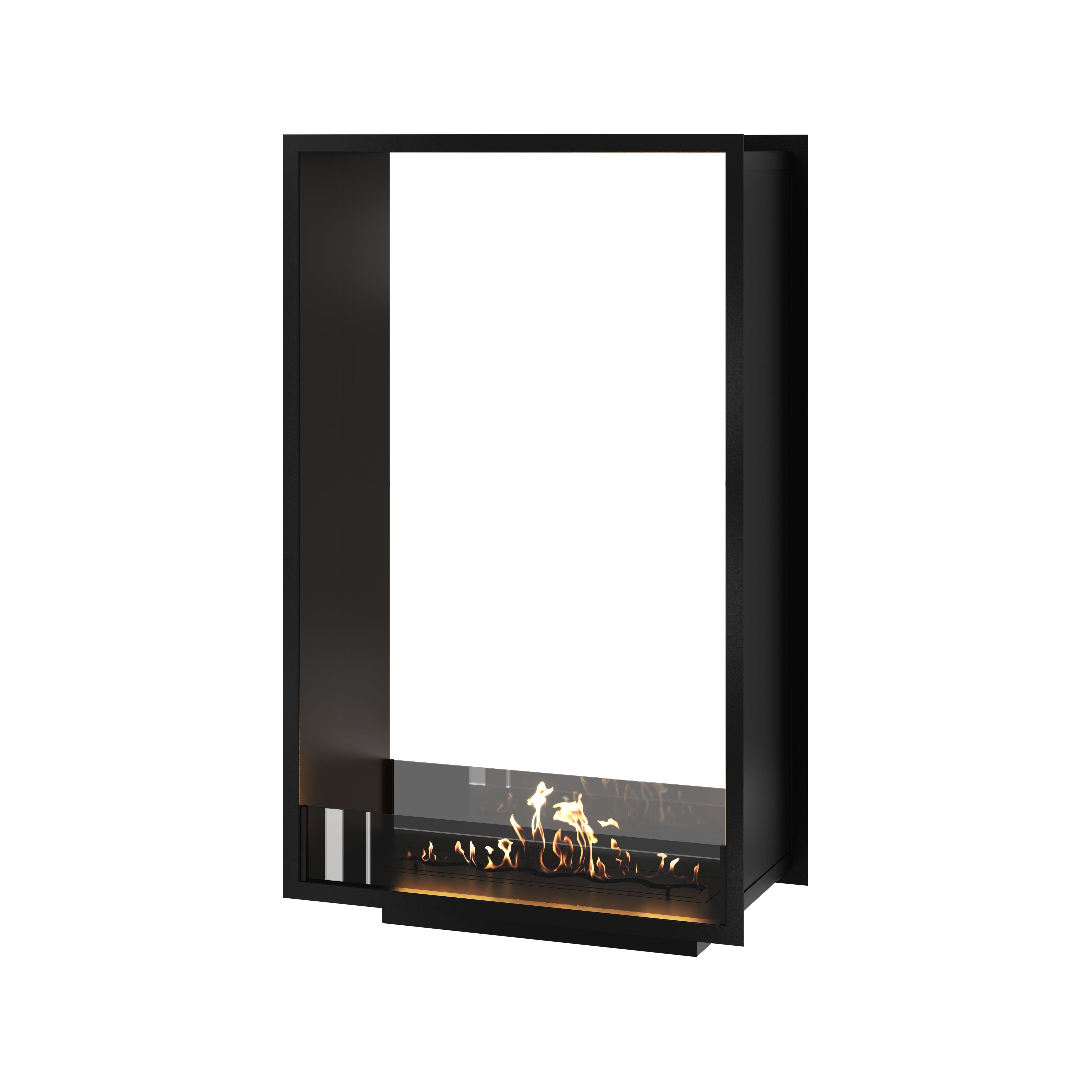 Fame Vertical See-Through Bio Ethanol Fireplace 80 x 120 cm