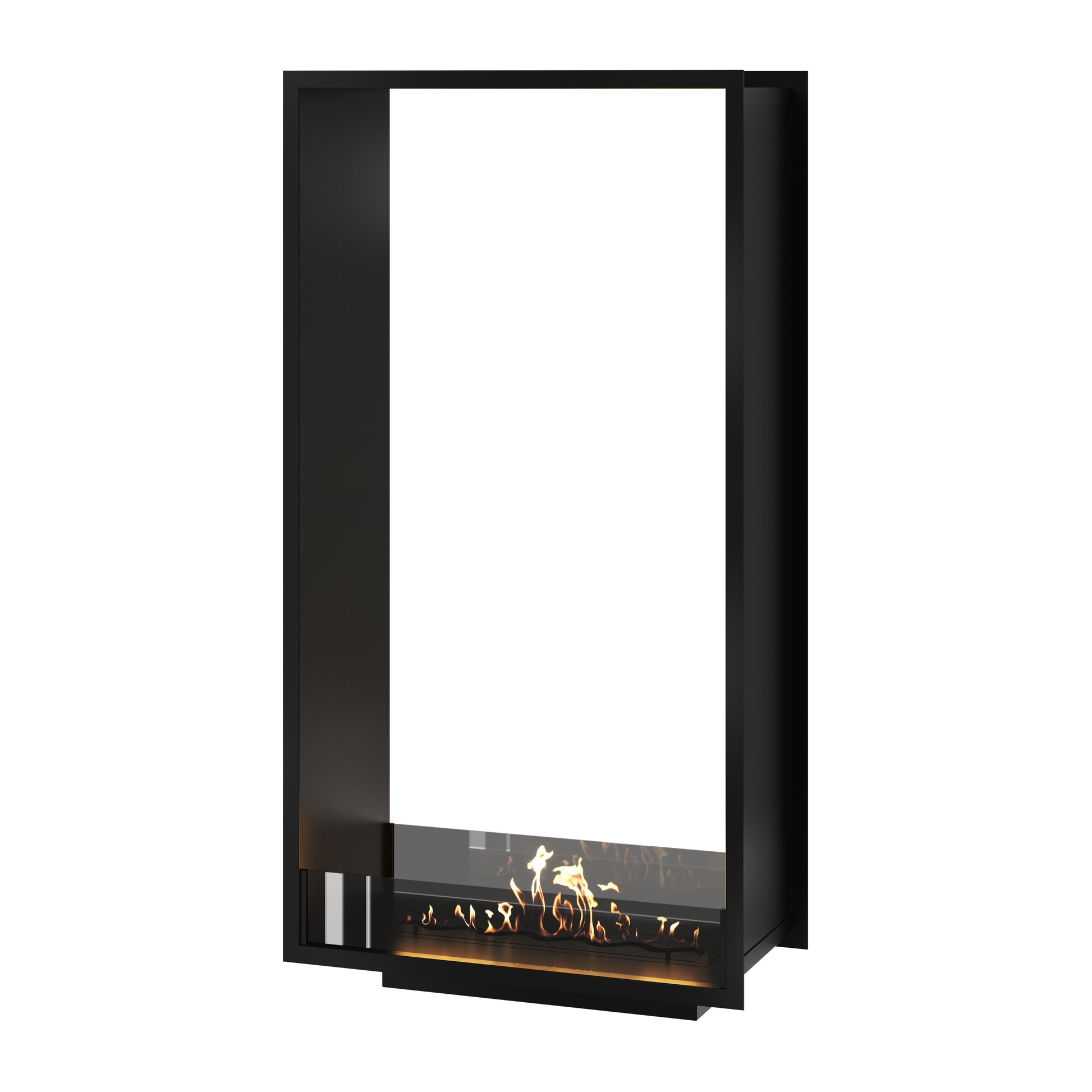 Fame Vertical See-Through Bio Ethanol Fireplace 80 x 180 cm