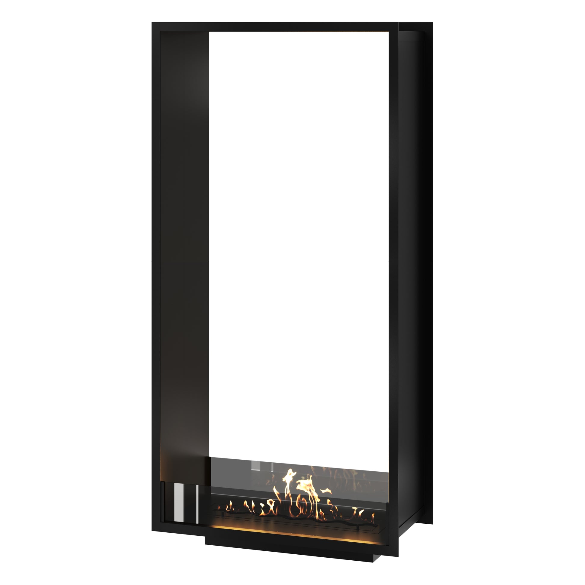 Fame Vertical See-Through Bio Ethanol Fireplace 80 x 200 cm