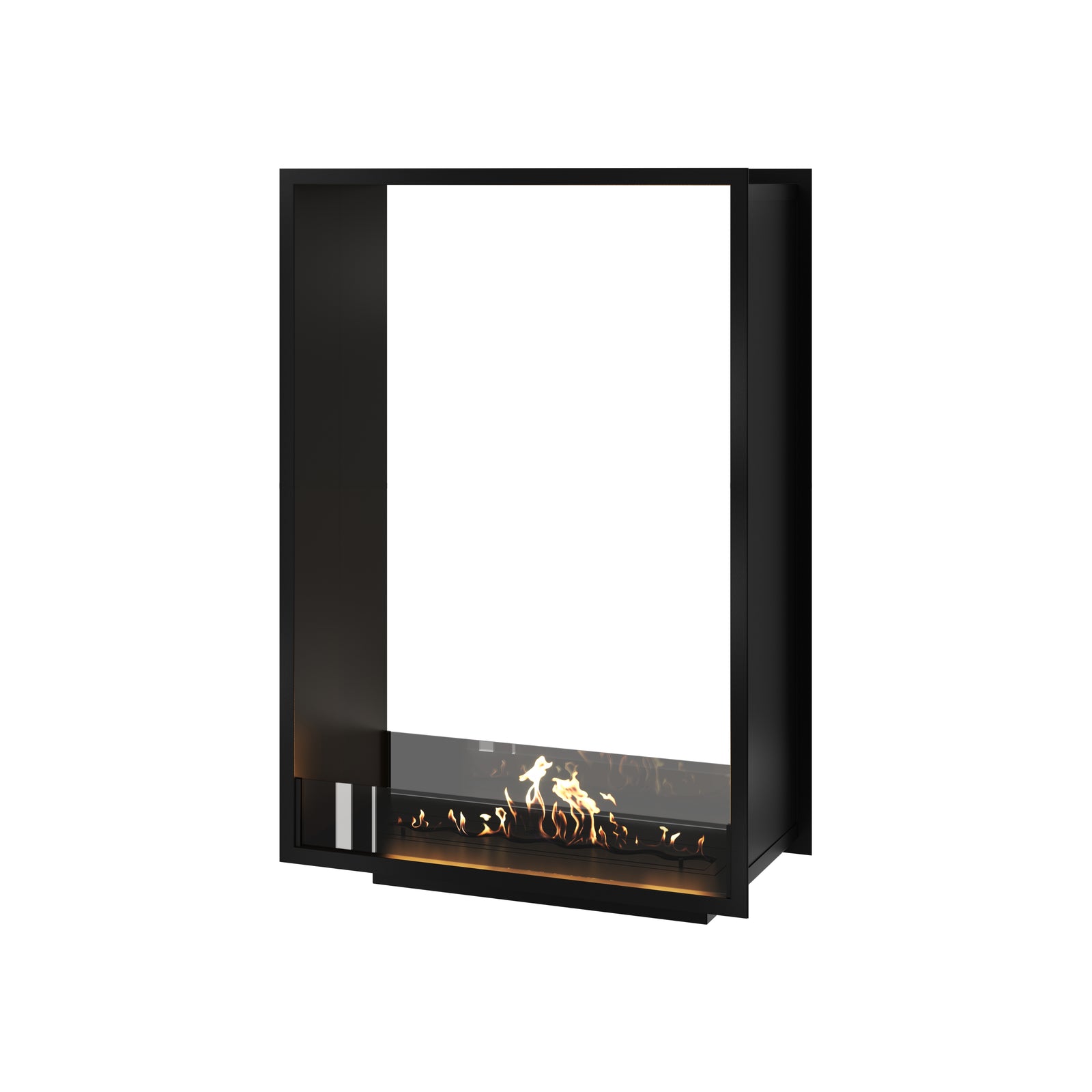 Fame Vertical See-Through Bio Ethanol Fireplace 90 x 100 cm